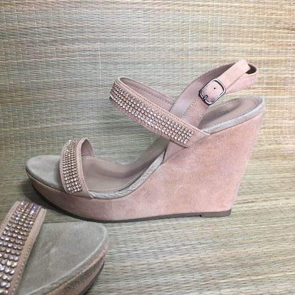 Kenneth Cole Suede Platform Wedge - size 10 - Picture 6 of 12